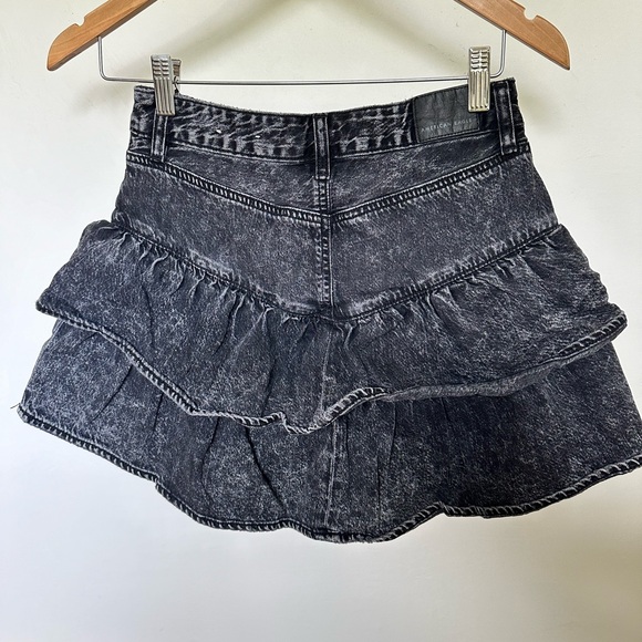 Denim Ruffle Skirt - Picture 2 of 2